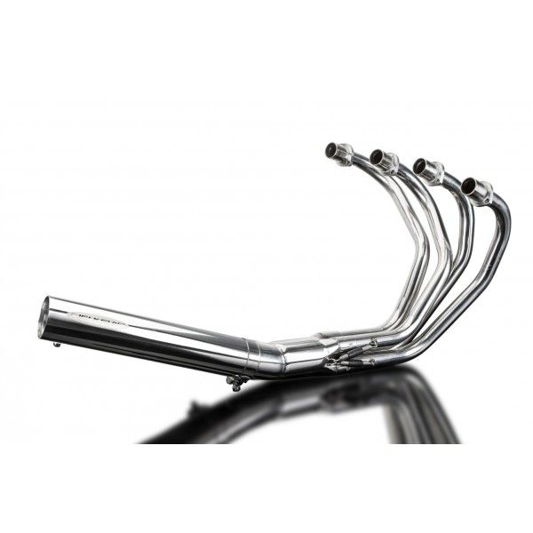 Delkevic volledig systeem Short Straight RVS 350mm - CB350F CB350 FOUR (1972-1974)