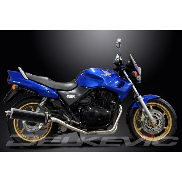 Delkevic volledig systeem Oval Carbon 450mm - CB500 (1994-2003)