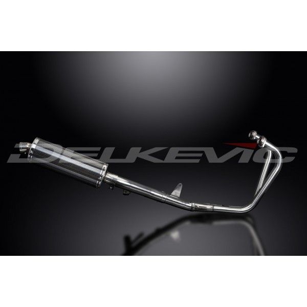 Delkevic volledig systeem Oval Carbon 350mm - CB500 (1994-2003)