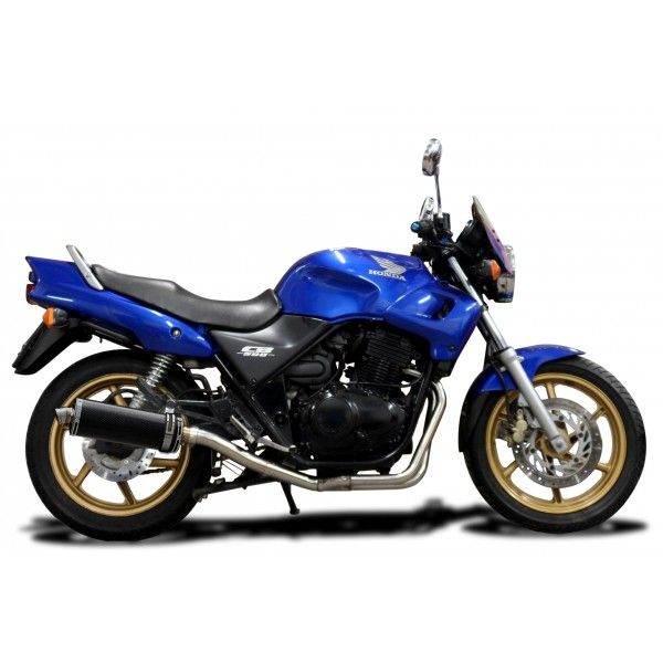 Delkevic volledig systeem Oval Carbon 350mm - CB500 (1994-2003)