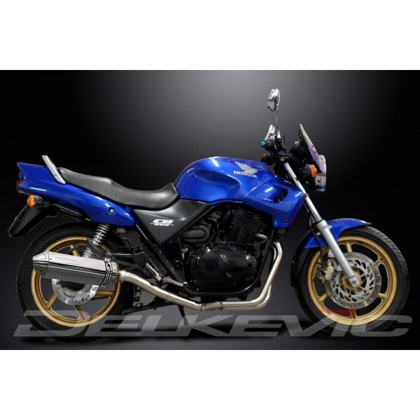 Delkevic volledig systeem Tri-Oval RVS 320mm - CB500 (1994-2003)