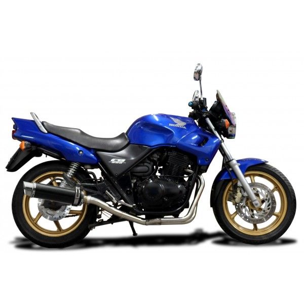 Delkevic volledig systeem Round Carbon 350mm - CB500 (1994-2003)