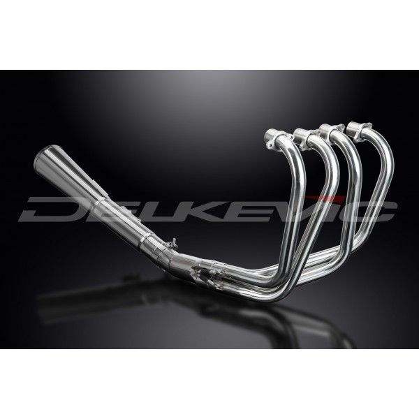 Delkevic volledig systeem Megaphone RVS 550mm - CB500FOUR (1971-1973)