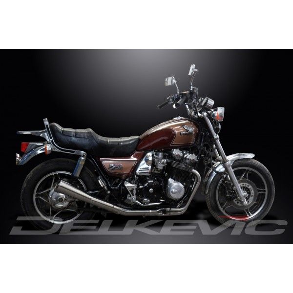 Delkevic volledig systeem Megaphone RVS 550mm - CB1000C (1983)
