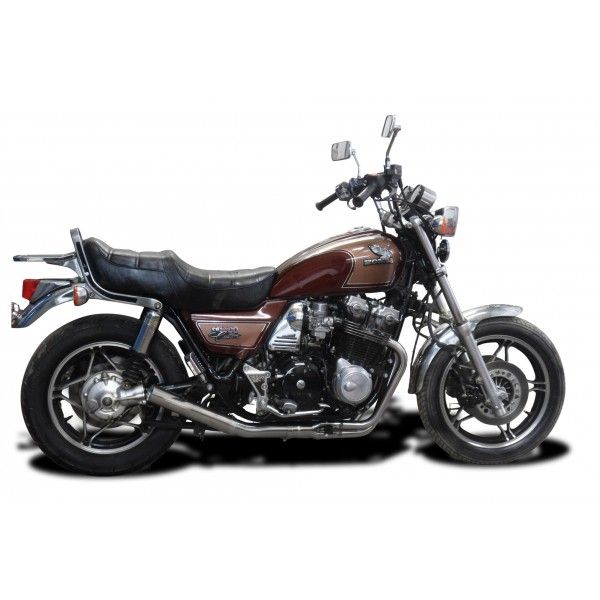 Delkevic volledig systeem Short Straight RVS 350mm - CB1000C (1983)