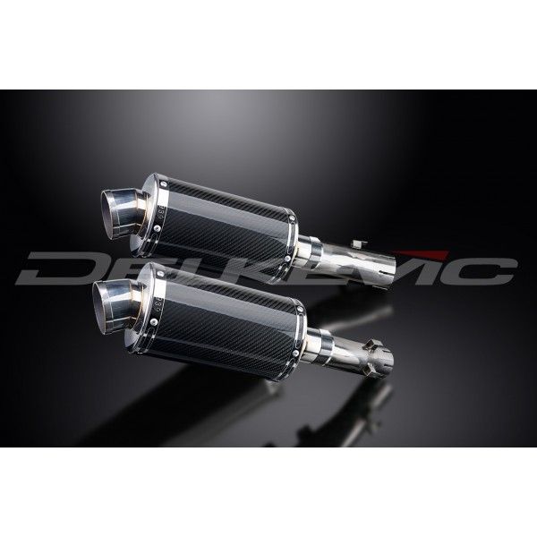 Delkevic slip-on kit Oval Carbon 225mm - CB1300DC X-4 (1997-2003)