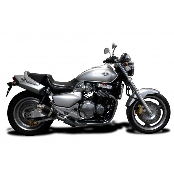 Delkevic slip-on kit Oval Carbon 225mm - CB1300DC X-4 (1997-2003)