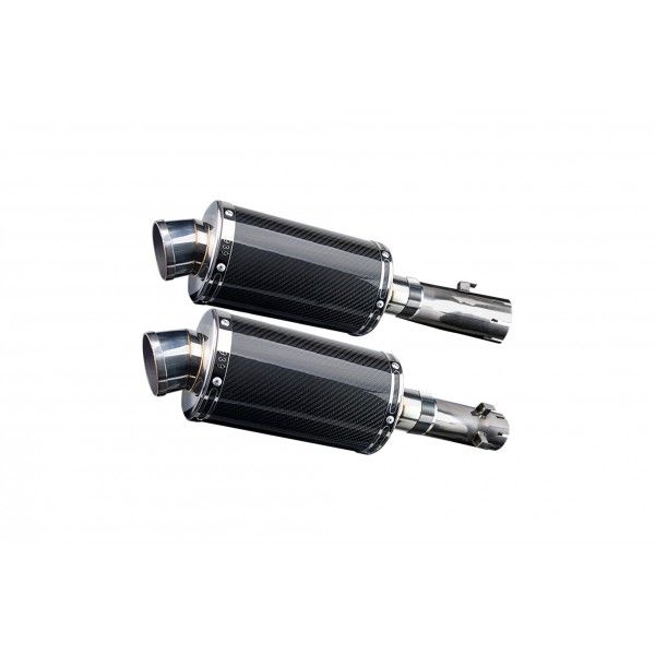 Delkevic slip-on kit Oval Carbon 225mm - CB1300DC X-4 (1997-2003)