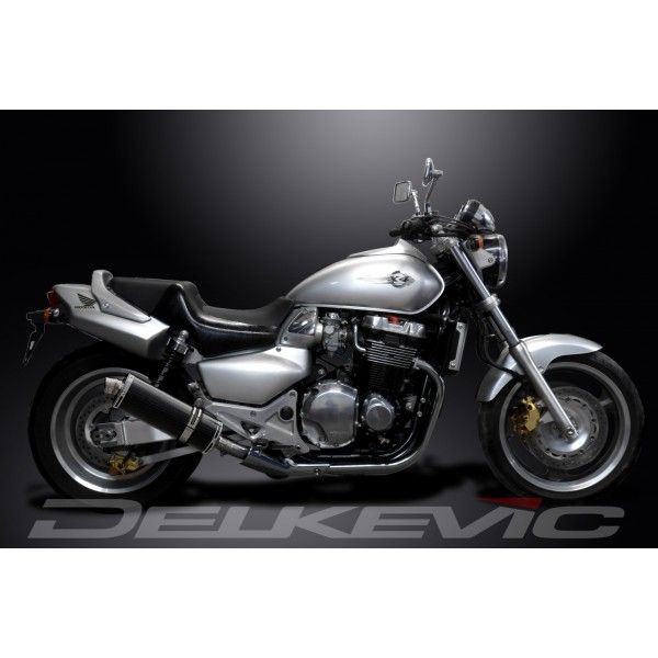 Delkevic slip-on kit Oval Carbon 350mm - CB1300DC X-4 (1997-2003)