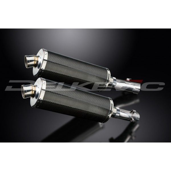 Delkevic slip-on kit Oval Carbon 350mm - CB1300DC X-4 (1997-2003)