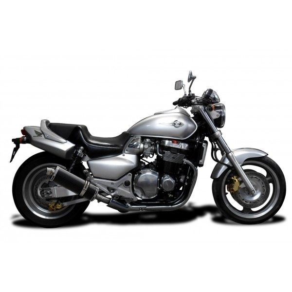 Delkevic slip-on kit Oval Carbon 350mm - CB1300DC X-4 (1997-2003)