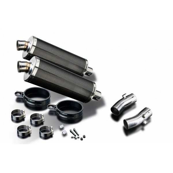 Delkevic slip-on kit Oval Carbon 350mm - CB1300DC X-4 (1997-2003)