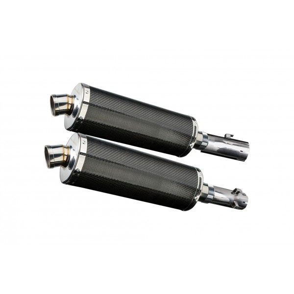 Delkevic slip-on kit Oval Carbon 350mm - CB1300DC X-4 (1997-2003)