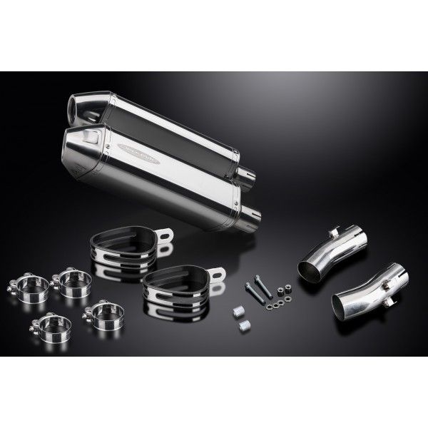 Delkevic slip-on kit Tri-Oval RVS 320mm - CB1300DC X-4 (1997-2003)