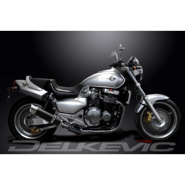 Delkevic slip-on kit Round Carbon 350mm - CB1300DC X-4 (1997-2003)