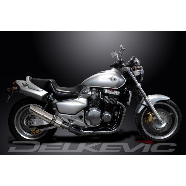 Delkevic slip-on kit Round RVS 350mm - CB1300DC X-4 (1997-2003)