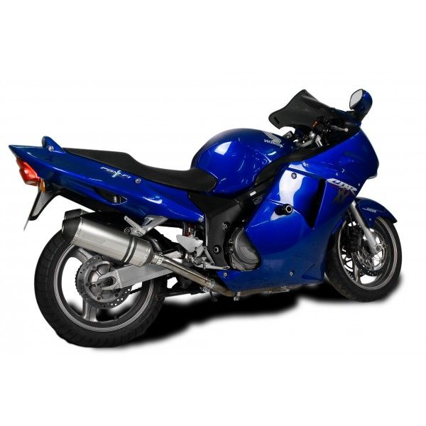 Delkevic slip-on kit X-Oval Titanium 343mm - CBR1100XX BLACKBIRD (1996-2009)