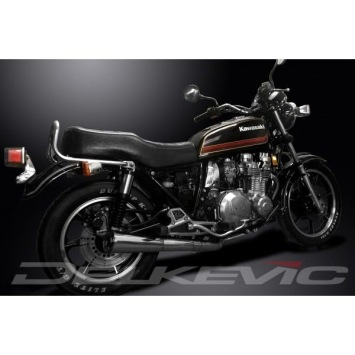 Delkevic volledig systeem Megaphone RVS 550mm - Z1100A Shaft (1981-1983)