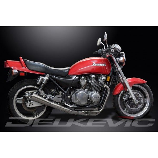 Delkevic volledig systeem Megaphone RVS 550mm - ZR750C Zephyr (1991-1994)