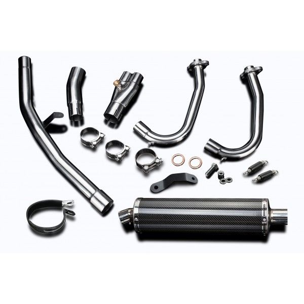 Delkevic volledig systeem Oval Carbon 450mm - NINJA 400 2018-20 Z400 2019