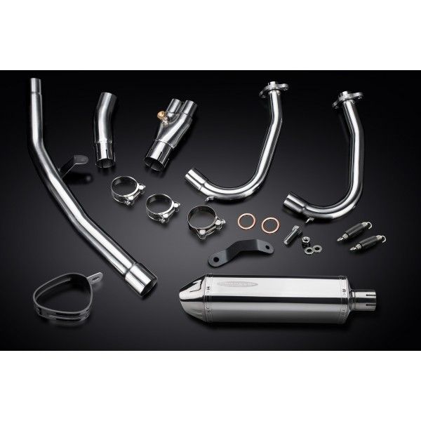 Delkevic volledig systeem Tri-Oval RVS 320mm - NINJA 400 2018-20 Z400 2019