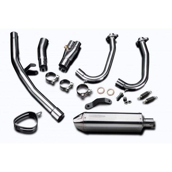 Delkevic volledig systeem Tri-Oval RVS 320mm - NINJA 400 2018-20 Z400 2019