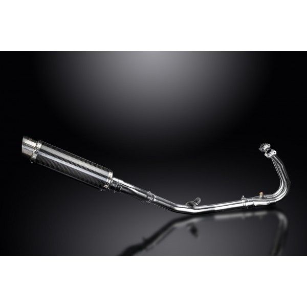 Delkevic volledig systeem Round Carbon 350mm - NINJA 400 2018-20 Z400 2019