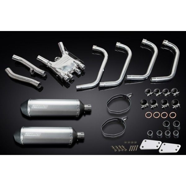 Delkevic volledig systeem X-Oval Titanium 343mm - XJR1200 (1995-1998)