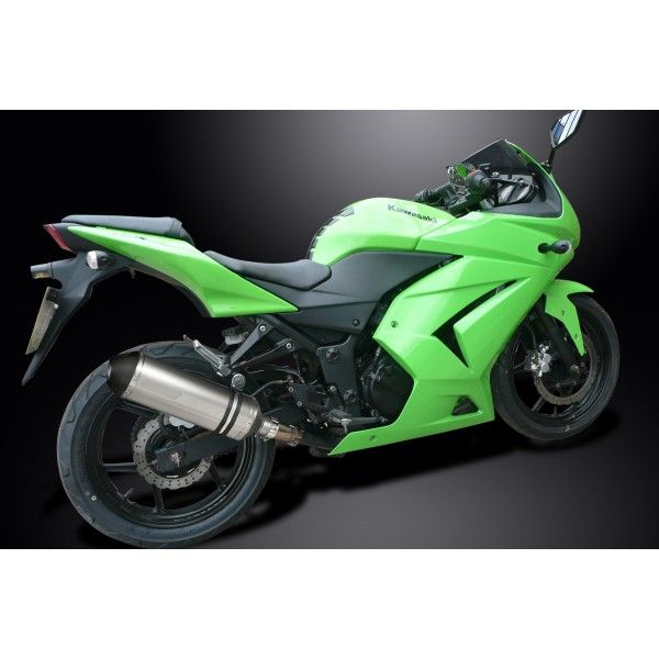 Delkevic volledig systeem X-Oval Titanium 343mm - NINJA 250R (2008-2013)