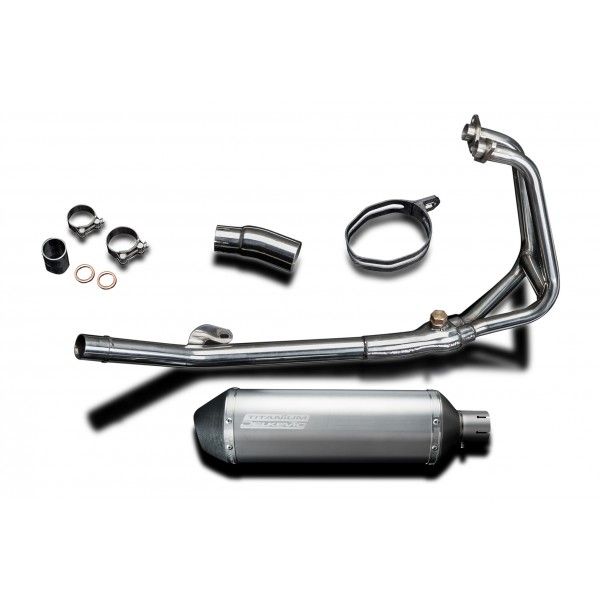 Delkevic volledig systeem X-Oval Titanium 343mm - NINJA 250R (2008-2013)