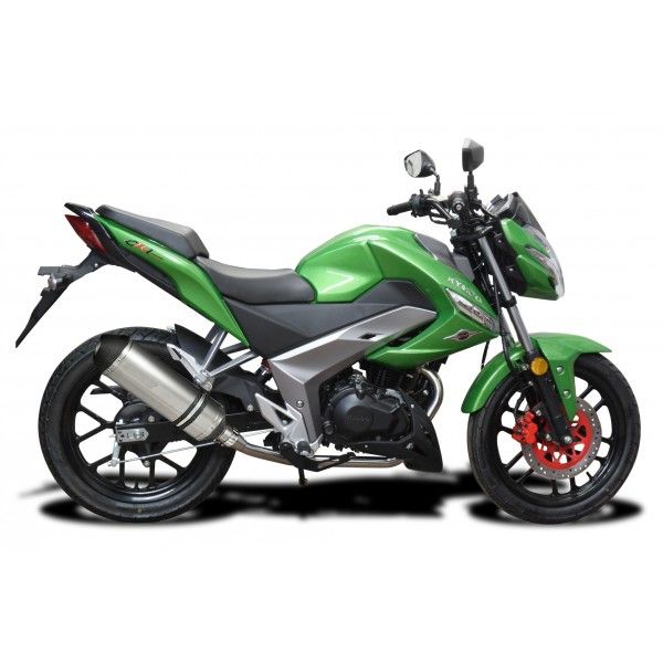 Delkevic volledig systeem X-Oval Titanium 343mm - Kymco CK1 (2014-2015)