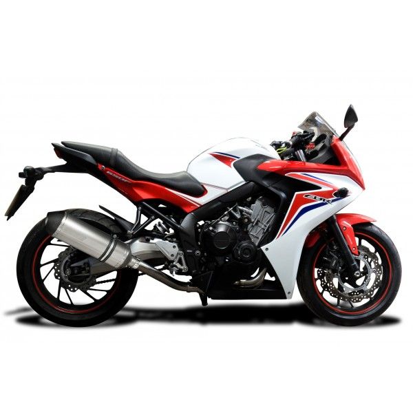 Delkevic volledig systeem X-Oval Titanium 343mm - CBR650F and CB650F (2014-2018)