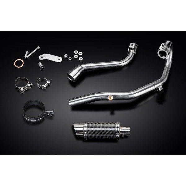 Delkevic volledig systeem Round Carbon 200mm - CRF250L 2017-2019