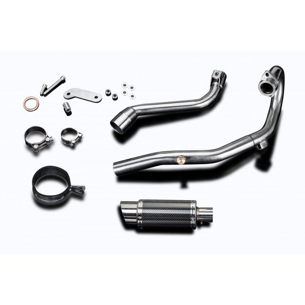 Delkevic volledig systeem Round Carbon 200mm - CRF250L 2017-2019