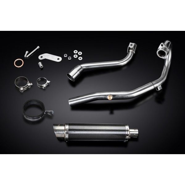 Delkevic volledig systeem Round Carbon 350mm - CRF250L 2017-2019