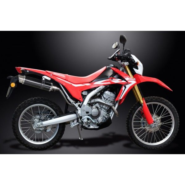 Delkevic volledig systeem Round Carbon 350mm - CRF250L 2017-2019