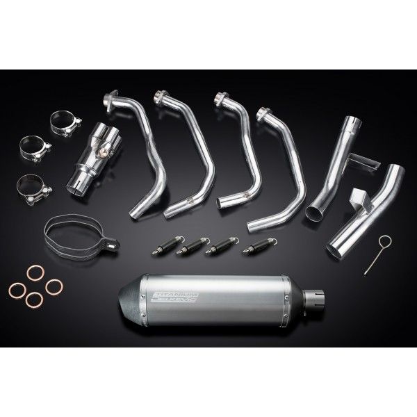 Delkevic volledig systeem X-Oval Titanium 343mm - KLZ1000 1000 VERSYS (2015-2018)