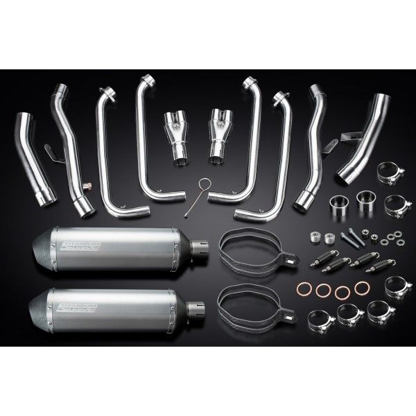 Delkevic volledig systeem X-Oval Titanium 343mm - FJR1300/ABS (2006-2020)