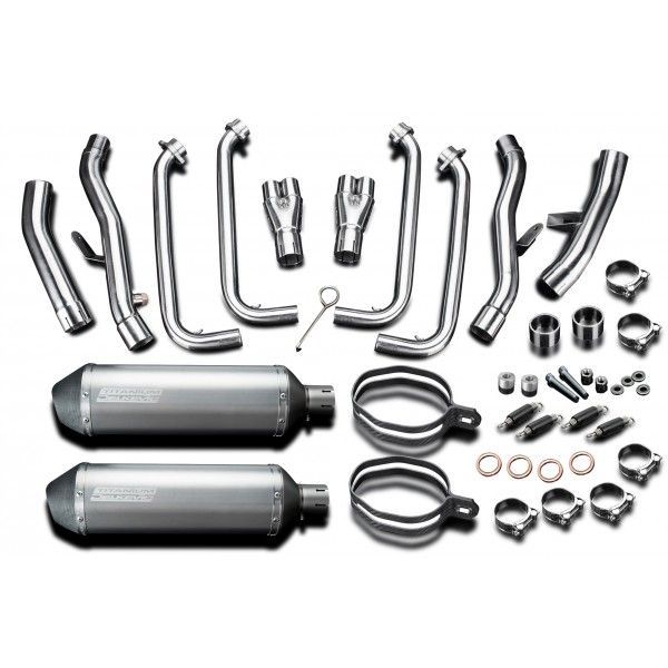 Delkevic volledig systeem X-Oval Titanium 343mm - FJR1300/ABS (2006-2020)