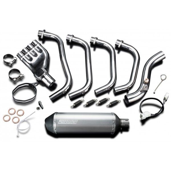 Delkevic volledig systeem X-Oval Titanium 343mm - CB600F HORNET (2007-2013)