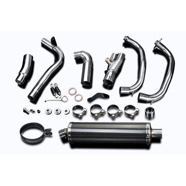 Delkevic volledig systeem Oval Carbon 450mm - VERSYS 300X (2017-2020)