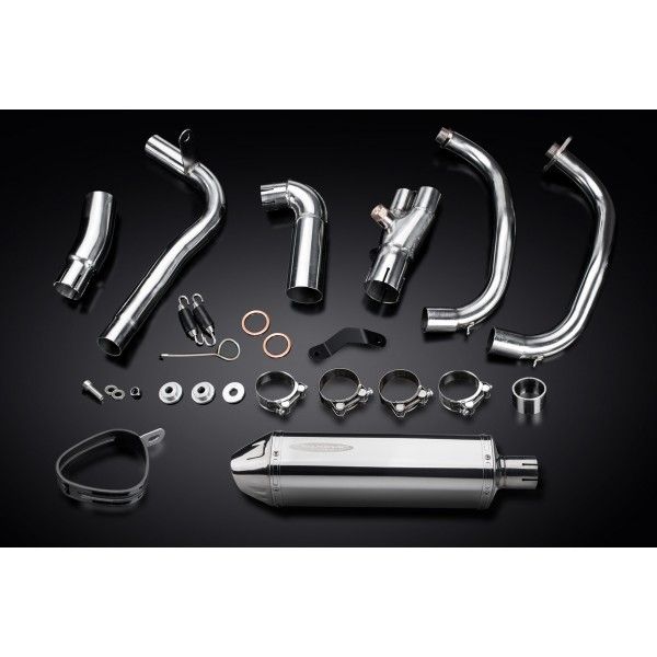 Delkevic volledig systeem Tri-Oval RVS 320mm - VERSYS 300X (2017-2020)