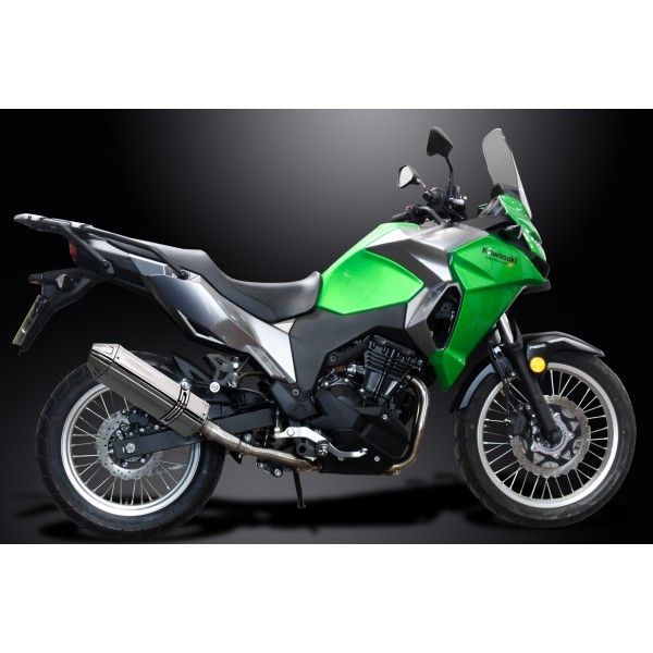 Delkevic volledig systeem Tri-Oval RVS 320mm - VERSYS 300X (2017-2020)