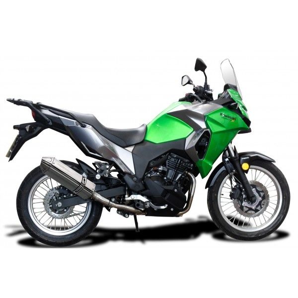 Delkevic volledig systeem Tri-Oval RVS 320mm - VERSYS 300X (2017-2020)