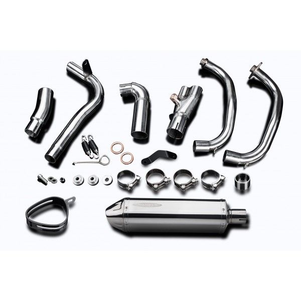 Delkevic volledig systeem Tri-Oval RVS 320mm - VERSYS 300X (2017-2020)