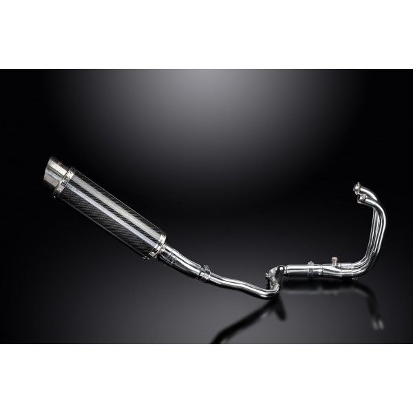 Delkevic volledig systeem Round Carbon 350mm - VERSYS 300X (2017-2020)