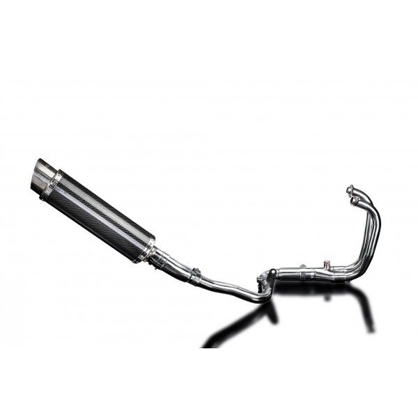 Delkevic volledig systeem Round Carbon 350mm - VERSYS 300X (2017-2020)