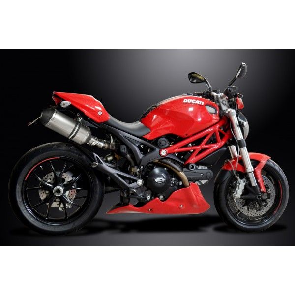 Delkevic slip-on kit X-Oval Titanium 260mm - Monster 796 (2011-2014)