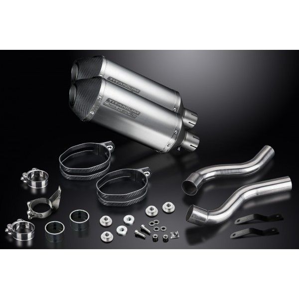 Delkevic slip-on kit X-Oval Titanium 260mm - Z1000SX (2010-2019)