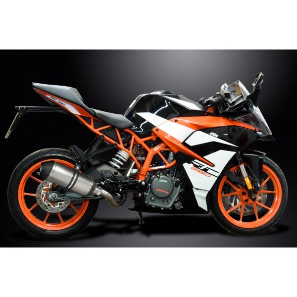 Delkevic slip-on kit X-Oval Titanium 260mm - 390 Duke/RC390 (2017-2020)